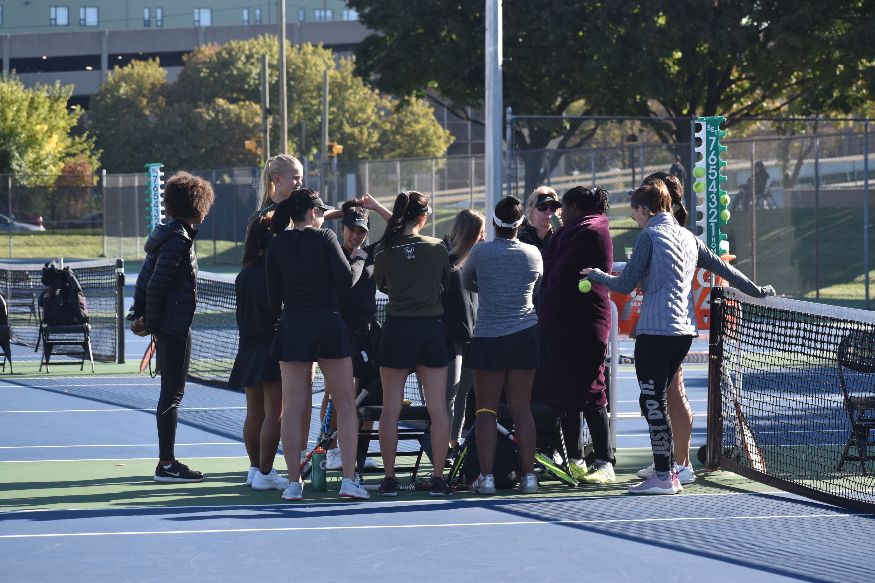Team huddle